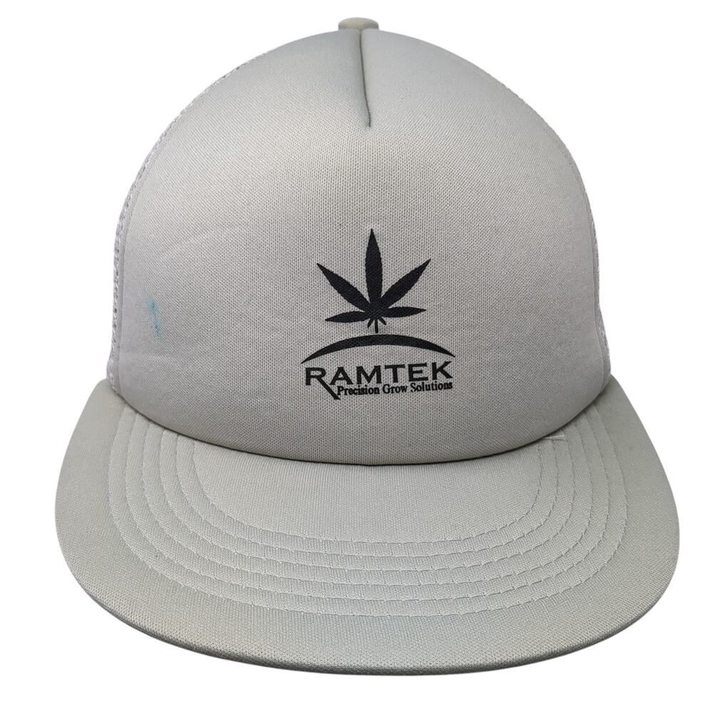Ramtek Precision Grow Solutions Snapback Trucker Hat Gray One Size